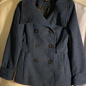 H&M navy peacoat